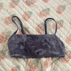 P'tula Dark Gray feather lite sports bra XS